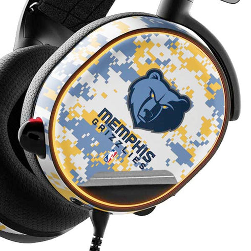 NBA Memphis Grizzlies Digi Camo SteelSeries Arctis 3 Skin