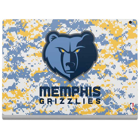 NBA Memphis Grizzlies Digi Camo Surface Book 2 15in Skin