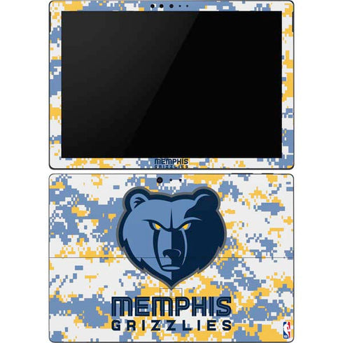 NBA Memphis Grizzlies Digi Camo Surface Pro 6 Skin