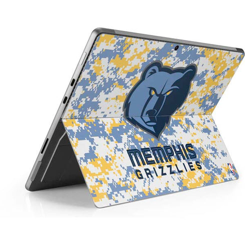 NBA Memphis Grizzlies Digi Camo Surface Pro 9 Skin