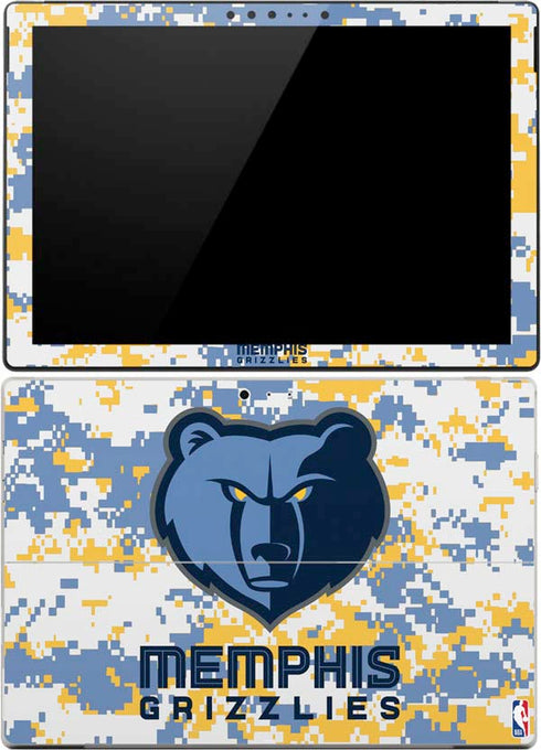 NBA Memphis Grizzlies Digi Camo Surface Pro (2017) Skin