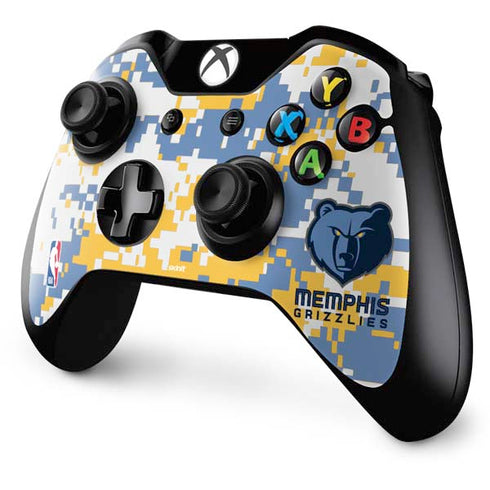 NBA Memphis Grizzlies Digi Camo Xbox One Controller Skin