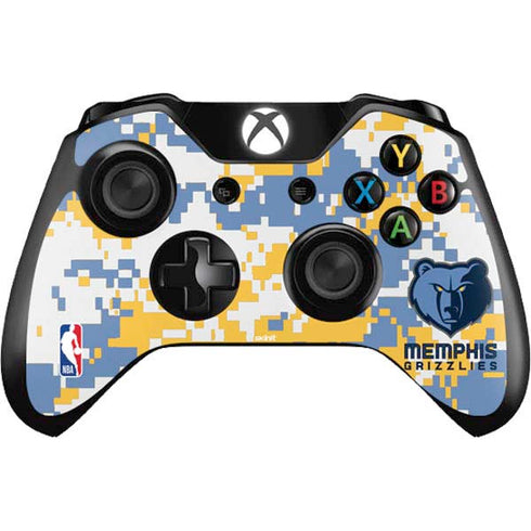NBA Memphis Grizzlies Digi Camo Xbox One Controller Skin