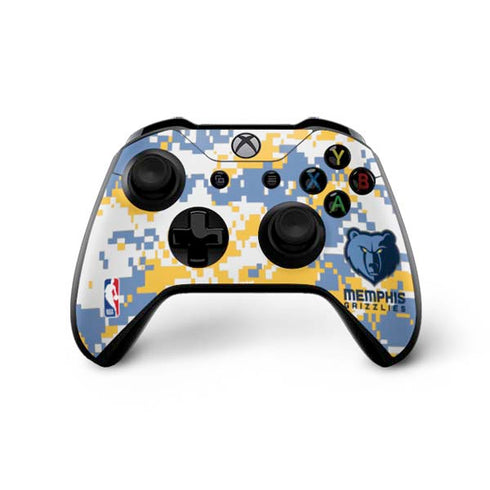 NBA Memphis Grizzlies Digi Camo Xbox One X Bundle Skin