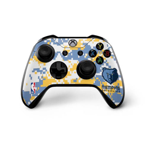 NBA Memphis Grizzlies Digi Camo Xbox One X Controller Skin