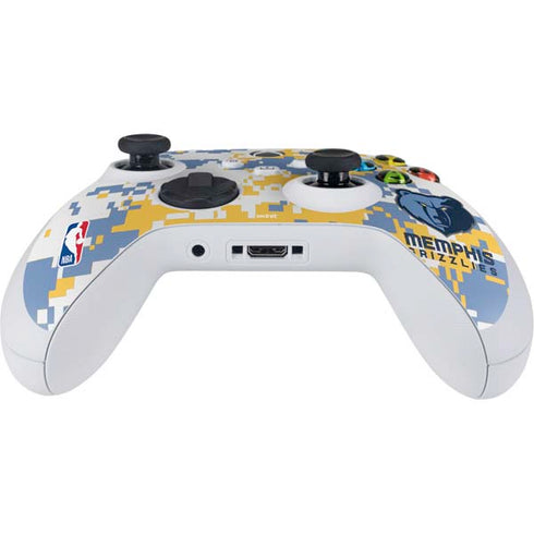 NBA Memphis Grizzlies Digi Camo Xbox Series S Controller Skin