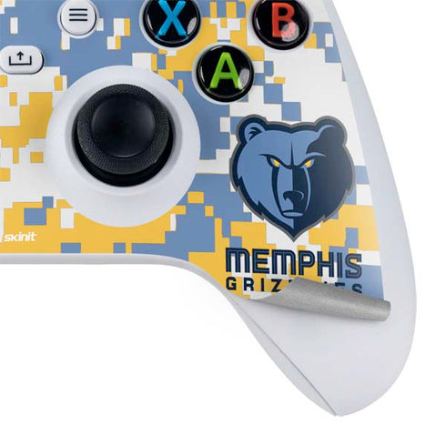NBA Memphis Grizzlies Digi Camo Xbox Series S Controller Skin
