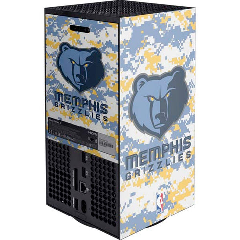 NBA Memphis Grizzlies Digi Camo Xbox Series X Console Skin