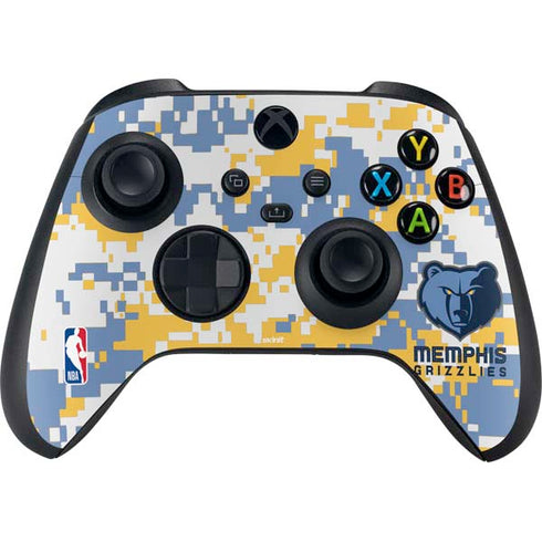 NBA Memphis Grizzlies Digi Camo Xbox Series X Controller Skin