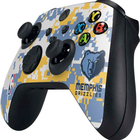 NBA Memphis Grizzlies Digi Camo Xbox Series X Controller Skin
