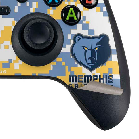 NBA Memphis Grizzlies Digi Camo Xbox Series X Controller Skin