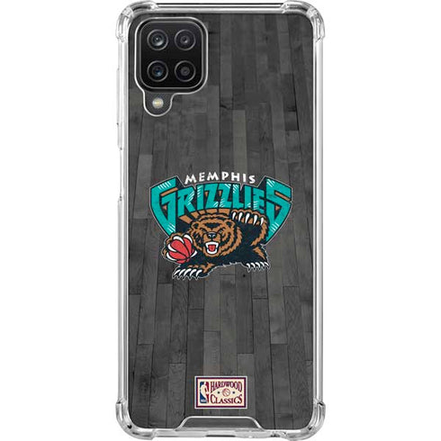 NBA Memphis Grizzlies Hardwood Classics Galaxy A12 Clear Case