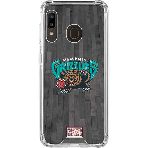 NBA Memphis Grizzlies Hardwood Classics Galaxy A30 Clear Case