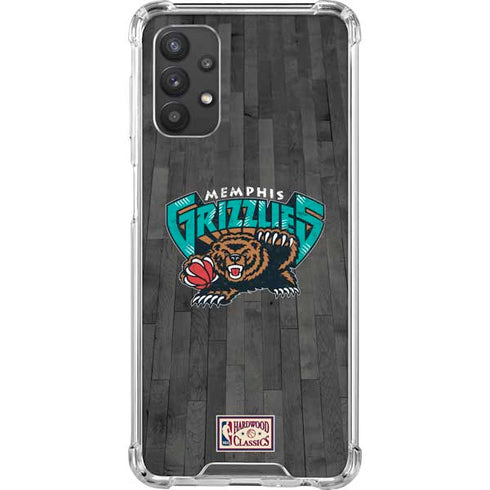 NBA Memphis Grizzlies Hardwood Classics Galaxy A32 5G Clear Case