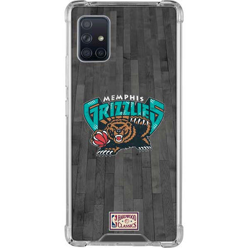 NBA Memphis Grizzlies Hardwood Classics Galaxy A51 5G Clear Case