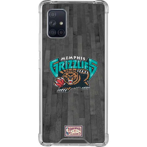 NBA Memphis Grizzlies Hardwood Classics Galaxy A71 5G Clear Case