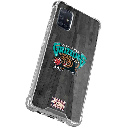 NBA Memphis Grizzlies Hardwood Classics Galaxy A71 5G Clear Case