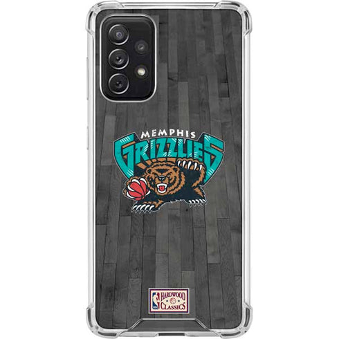 NBA Memphis Grizzlies Hardwood Classics Galaxy A72 5G Clear Case