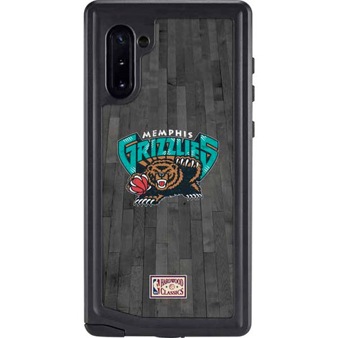 NBA Memphis Grizzlies Hardwood Classics Galaxy Note 10 Waterproof Case