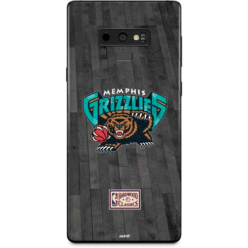 NBA Memphis Grizzlies Hardwood Classics Galaxy Note 9 Skin