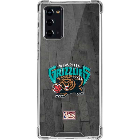 NBA Memphis Grizzlies Hardwood Classics Galaxy Note20 5G Clear Case