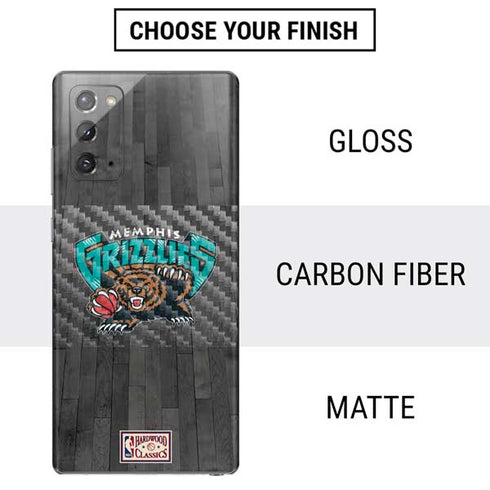 NBA Memphis Grizzlies Hardwood Classics Galaxy Note20 5G Skin