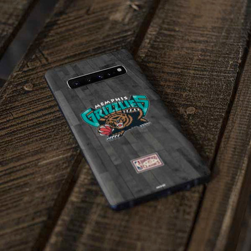 NBA Memphis Grizzlies Hardwood Classics Galaxy S10 Skin