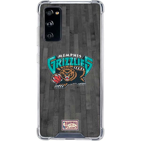 NBA Memphis Grizzlies Hardwood Classics Galaxy S20 FE Clear Case
