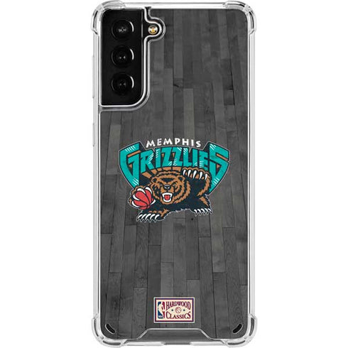 NBA Memphis Grizzlies Hardwood Classics Galaxy S21 Plus 5G Clear Case