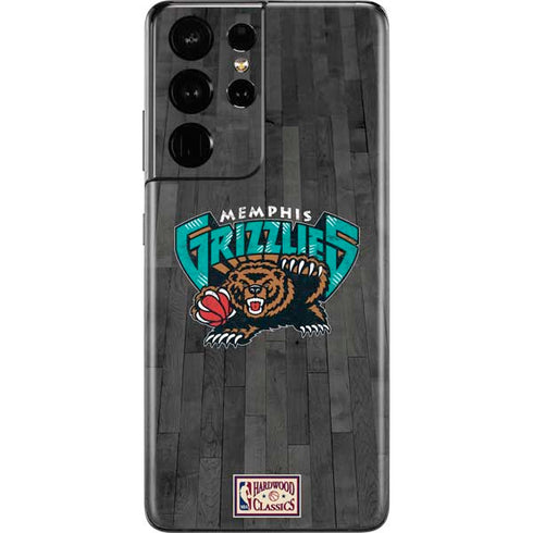 NBA Memphis Grizzlies Hardwood Classics Galaxy S21 Ultra 5G Skin