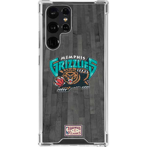 NBA Memphis Grizzlies Hardwood Classics Galaxy S24 Ultra Clear Case