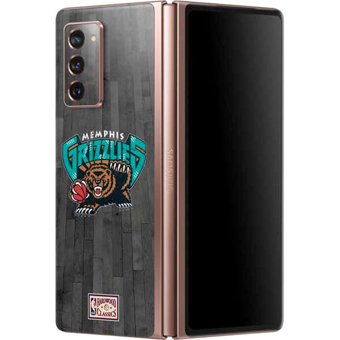 NBA Memphis Grizzlies Hardwood Classics Galaxy Z Fold2 5G Skin
