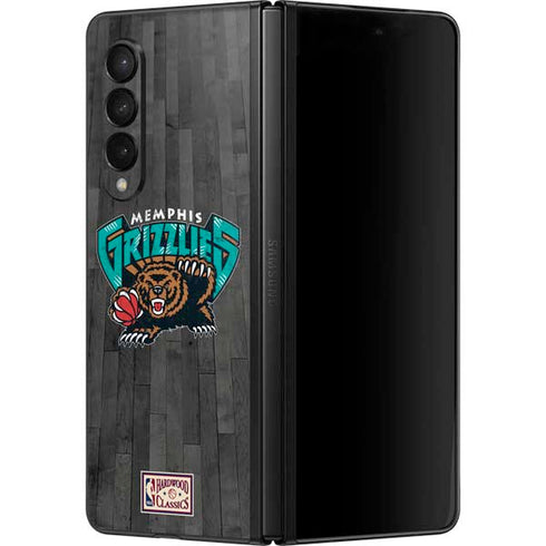 NBA Memphis Grizzlies Hardwood Classics Galaxy Z Fold3 5G Skin