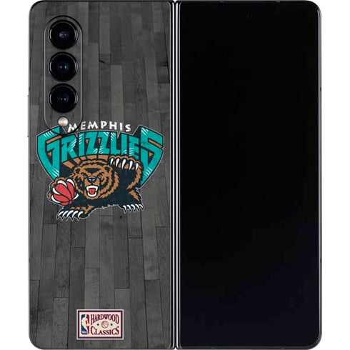 NBA Memphis Grizzlies Hardwood Classics Galaxy Z Fold4 5G Skin