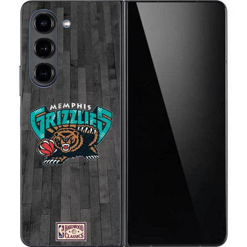 NBA Memphis Grizzlies Hardwood Classics Galaxy Z Fold5 5G Skin