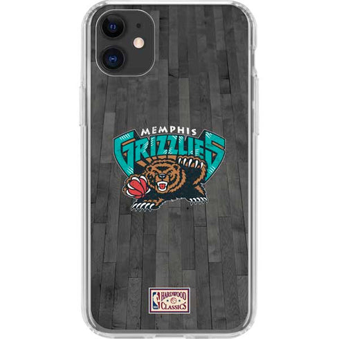 NBA Memphis Grizzlies Hardwood Classics iPhone 11 Clear Case