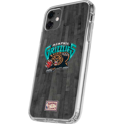 NBA Memphis Grizzlies Hardwood Classics iPhone 11 Clear Case
