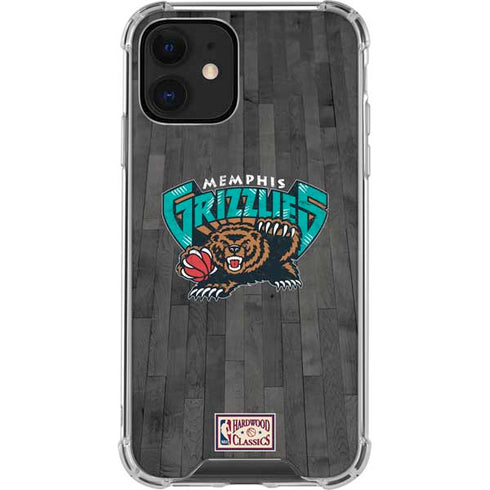 NBA Memphis Grizzlies Hardwood Classics iPhone 12 Clear Case