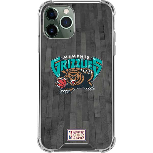 NBA Memphis Grizzlies Hardwood Classics iPhone 12 Pro Clear Case