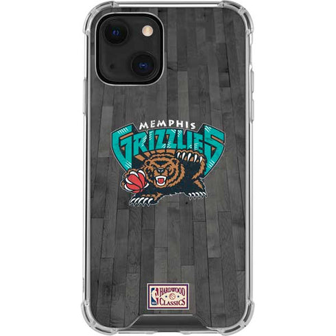 NBA Memphis Grizzlies Hardwood Classics iPhone 13 Clear Case