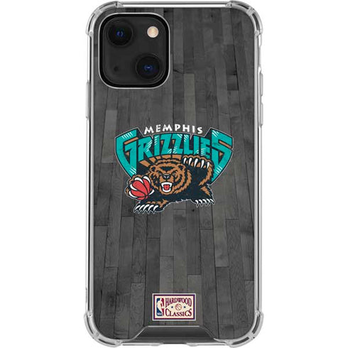 NBA Memphis Grizzlies Hardwood Classics iPhone 13 Mini Clear Case