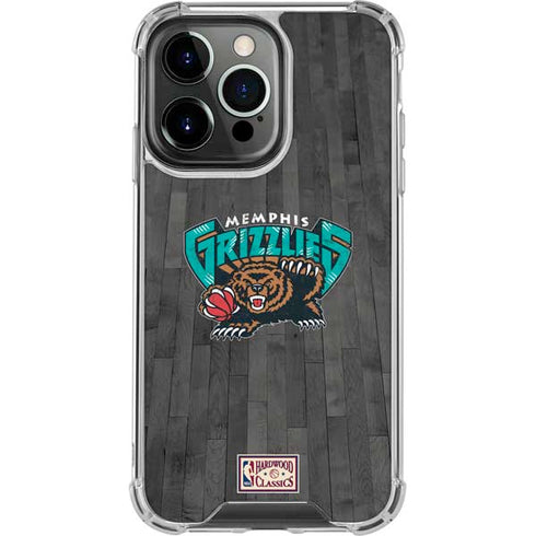 NBA Memphis Grizzlies Hardwood Classics iPhone 13 Pro Clear Case