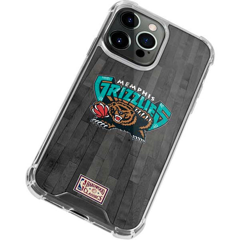 NBA Memphis Grizzlies Hardwood Classics iPhone 13 Pro Clear Case