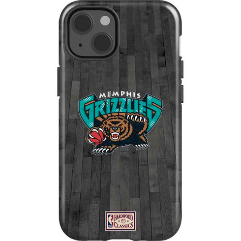 NBA Memphis Grizzlies Hardwood Classics iPhone 15 Impact Case