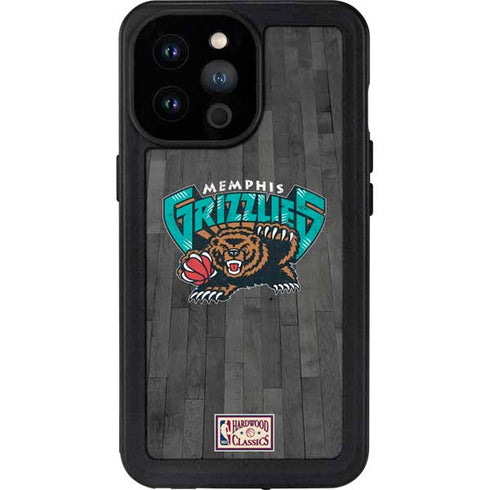 NBA Memphis Grizzlies Hardwood Classics iPhone 14 Pro Max Waterproof Case