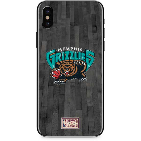 NBA Memphis Grizzlies Hardwood Classics iPhone XS Skin
