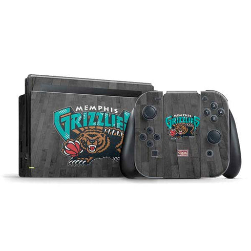 NBA Memphis Grizzlies Hardwood Classics Nintendo Switch Bundle Skin