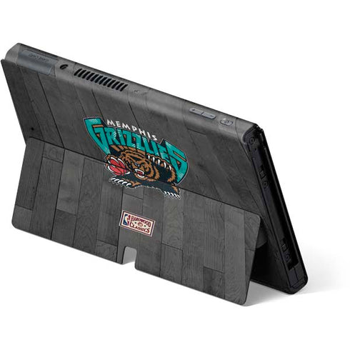 NBA Memphis Grizzlies Hardwood Classics Nintendo Switch OLED (2021) Skin