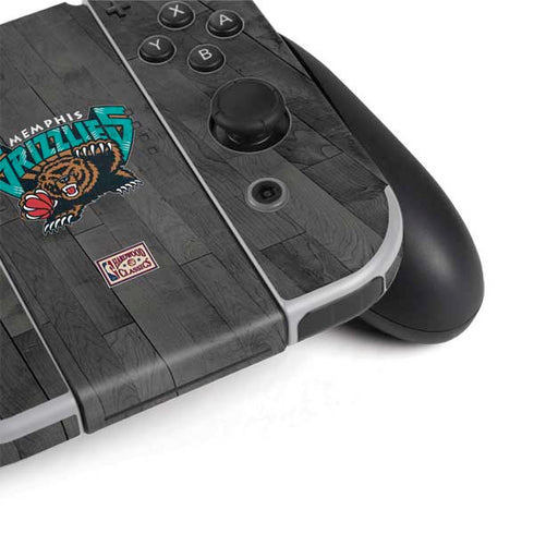 NBA Memphis Grizzlies Hardwood Classics Nintendo Switch OLED (2021) Skin