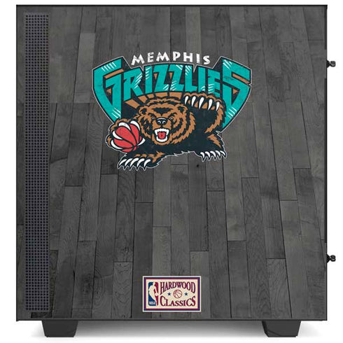 NBA Memphis Grizzlies Hardwood Classics NZXT H510 Compact ATX Mid-Tower Case Skin
